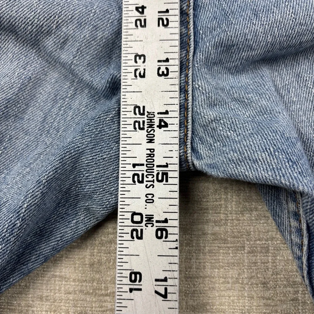 Vintage Levis 505 Mens 36x30 Light Distress Jeans Thigh Faded Festival Denim